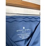 Spiritual Gangster NEW Womens Love Sculpt Legging M/L Blue Small 7/8 Ruffle Photo 2