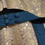 Armani Exchange  100% Silk Dark Teal Halter Cocktail Mini Dress Size 8 Photo 8