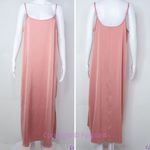 Eloquii NEW Dusty Rose Satin Slip Dress with side slit, women's size 14 Photo 3