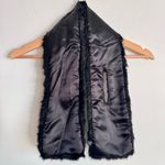 Ben Berger Luxury‎ Black Faux Fur Pull Thru Tippet Wrap Scarf Evening Formal Photo 2