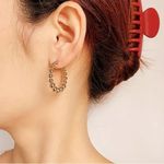 14k Gold Plated Hoops Photo 0