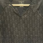 Van Heusen  Ribbed Blue Blouse Photo 7