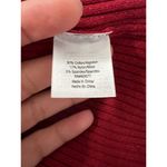 st. john's bay St. John’s Bay Womens Size Large Red Turtleneck Sweater Knit Long Sleeve Classic Photo 7