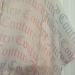 Juicy Couture NWOT  Logo Pastel Pink Sheer Flowy Silky Kimono Beach Coverup Photo 9