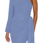 Amazon Blue Cocktail Dress Photo 2