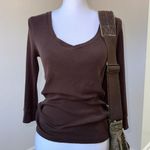 Ralph Lauren Brown V Neck Shirt Photo 0