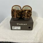 Ariat Women's Leopard Print Fuzzy Slippers Photo 2