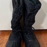 Sorel Snowlion Boots Waterproof Winter Warm Rubber black women's size 9 Photo 0