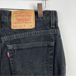 Levi's Vintage 512 Slim Fit Tapered Leg Black High Waist Cotton Denim jeans 16 32 Photo 95