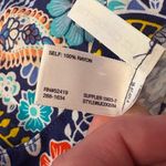 Liz Claiborne Paisley Block Print Floral Tunic Rop Colorful 3/4 Sleeve V-neck Photo 6