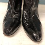 Salvatore Ferragamo Women Sz 7.5 Black Patent Leather Tall Knee High Heel Boot Photo 3