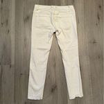 Free People  women's white distressed skinny jeans size 26 Photo 5