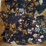 Entro navy floral faux wrap romper Size small Photo 1