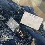 XScape Long Sleeve Long Chiffon Skirt with Bead Top, Size 14 New w/Tag Photo 12