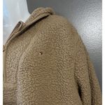 Tommy Hilfiger Faux Fur Sherpa Quarter Zip Pullover Hoodie Womens Large XL Photo 1
