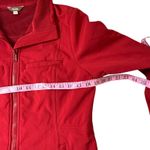 Roots ‎ Canada Red Full Zip Jacket Womens Large Fleece Lined Softshell Coat Photo 3