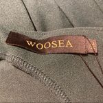 WOOSEA Women Sleeveless V Neck Split Long Dress, DARK GREEN, Size XL, Green Photo 8