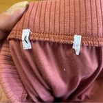 Sundry  Marsala La Lune Ruched Ribbed Minimalist Preppy Mini Skirt 1/S Photo 2