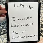 Lucky Brand  jeans size 4 waist 27 straight Leg Photo 11