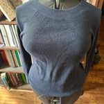Title Nine Szabo merino wool navy pullover sporty sweater Photo 1