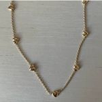 Madewell NWOT  gold dainty heart necklace Photo 1