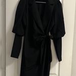 Elegant Black puff sleeve blazer Dress Size 12 Photo 0