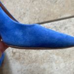 Tory Burch  Elana Suede 85mm Pump Jelly Blue Photo 6