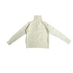 Kappa Robe de  Wool High Neck Zip Cream Off-White Sweater Medium Photo 4