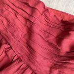 Fashion to figure GarnerStyle X FTF Jada Ruched Maxi Skirt Sz 2X High Slit Rust Orange Photo 12