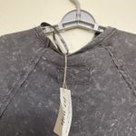 New In Womens Dark Gray Sleeve Crew Neck Front Pocket Mini Dress Size S Photo 5