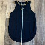 Nike Running Glam Dri Fit Black & Gold Mesh Tank Top Size Medium Photo 7