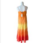 Jessica Simpson NWT Herbs Tiered Ombre Maxi Dress In Melon Dip Dye Photo 2