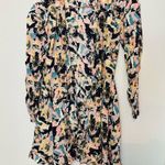 IRO Bloomy Women's Multicolored Floral Mix Printed Wrap Mini Dress Size 36 Photo 2