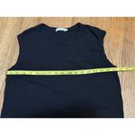 ALC Frank A.L.C. Harper Cotton Crew Sleeveless Twist Tank Top Black Size Medium Photo 4