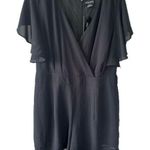 City Chic NWT Women's Frill Love Flutter Sleeves Surplice Playsuit Romper 14 Photo 0