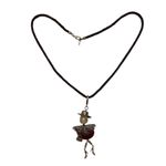 Coldwater Creek Vintage novelty doll charm Pendant necklace Photo 1
