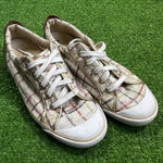 Coach  Shoes 9‎ B BARRETT Gold Plaid Casual Designer Sneakers Trendy Chic zz GUC Photo 0