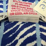 Gretchen Scott  Jersey Border Town-Wildcat Navy 3/4 Sleeves Short Dress XS Photo 7