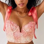 Urban Outfitters Out From Under Yvonne Lace Bow Cropped Corset size S Photo 3