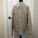 Aqua Curve Womens Sweater Size 2X Cuban Sand Mock Neck Long Sleeve Pullover NWT Photo 4