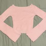 NWOT Beverley and Beck Light Pink Knit Sweater with Wide Neck Photo 0