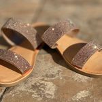 Rose Gold Double Strap Sandal Size 7 Photo 0