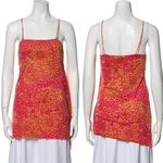 Magaschoni NEW  100% Silk Floral Printed Sleeveless Tunic,‎ Red, M Photo 2
