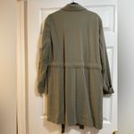 Alex Marie Army Green Waist Tie Coat Utility Jacket Size 8 Photo 3