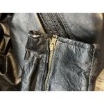 Andrew Michael Black Leather Jacket Size 1XL Quilted Pattern Photo 8