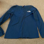 The North Face  pullover hoodie blue womens medium‎ Photo 0