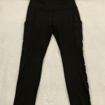 WWE Tapout Black Athletic Hiking Running MMA Yoga Pants Leggings Women’s Size L Size L Photo 2