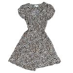 Velvet By Graham And Spencer  Anthropologie Leopard Print Wrap Dress Size Medium Photo 0