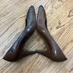 VTG 80’s Florsheim Two Tone Chocolate Brown Italian Leather Heels Size 9 Photo 9