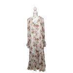VICI  x FATE Exclusive Countryside Floral Tiered Maxi Dress with Slip‎ Size L NWT Photo 4